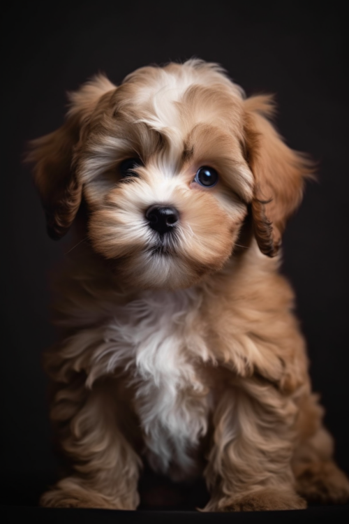 adorable Shih Poo puppy